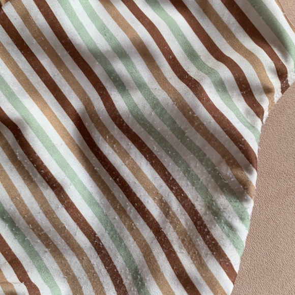 Orcas Lucille Strap Bandeau Bikini Set - Summer Stripes size 5-6 - Picture 9 of 12